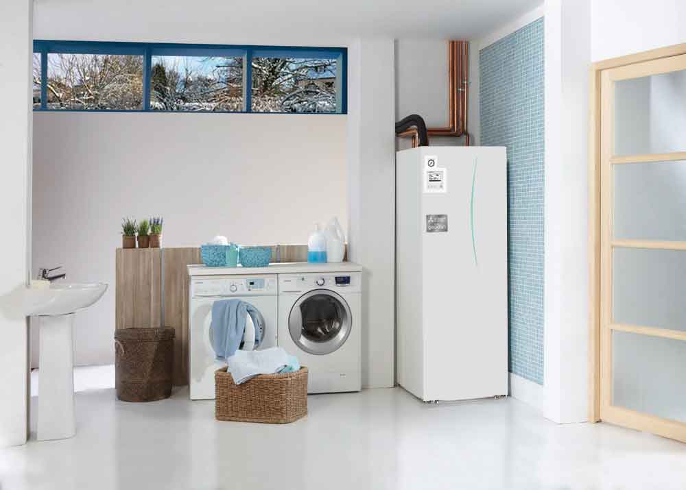 franluftsvarmepump-installation